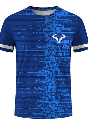 Série de badminton et de tennis T-shirt col rond à manches courtes pour sports extrêmes en plein air homme et femme imprimé 3D