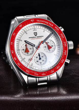 2026 Nuovo PAGANI DESIGN 1701 V5 Orologi da uomo Orologio al quarzo di lusso da uomo Sport Cronografo velocità AR Vetro zaffiro 100M Impermeabile