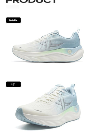 Xtep Cloud Wing 3.0 Men's Running Shoes 2025 Summer New Stability Shock Absorbing Wear Resistant Soft Sole Sneakers 875319110003 PlatiNum
