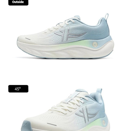 Xtep Cloud Wing 3.0 Men's Running Shoes 2025 Summer New Stability Shock Absorbing Wear Resistant Soft Sole Sneakers 875319110003 PlatiNum