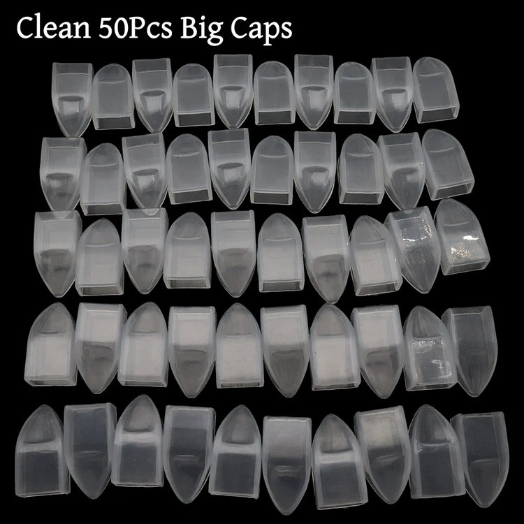 Transparent Plastic Cuticle Nipper Protective Cover Anti-Scratch Dustproof Storage Sleeve Nail Tool Tip Guard Cap
