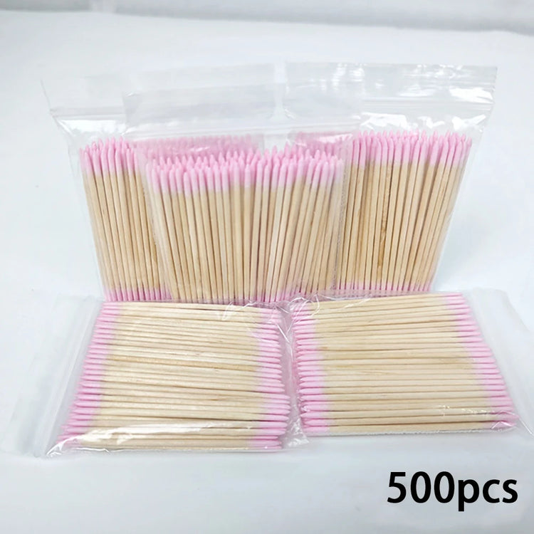 500/100Pcs Orange Wood Sticks for Nails BULK Double Sided Cuticle Pusher Remover Nail Art Manicure Pedicure Tool for 2027