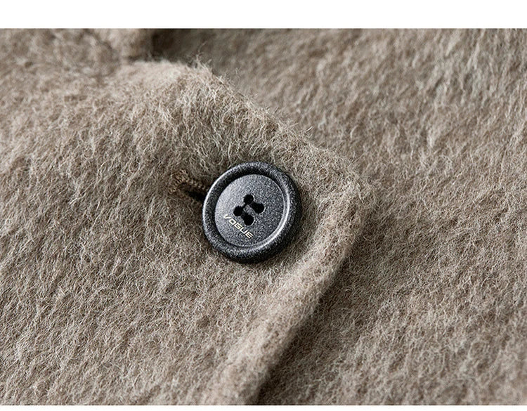 SENTUBILA 100% Wool Winter Jackets for Women Short Coats 2026 Stand Turtleneck Unlined Wool Outerwears Female Clothes W44O56626