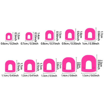 26Pcs Shape Nail Polish Protector Nail Painting Cuticle Protector Tape Applying Clean Nail Polish Suitable for Home Use Bagged