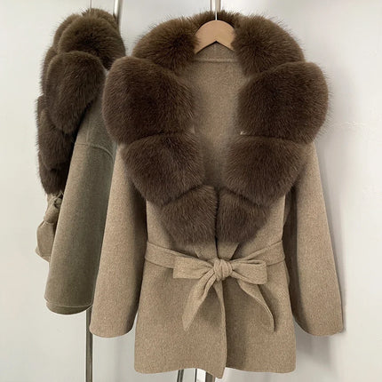 Fur Coat Eco-friendly Winter Clothes Woman Jacket with Fur Korean Reviews Many Clothes Outer Coat Ladies Outerwears Faux Fur