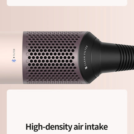 Professional 6 in 1 Cold Hot Air Styling Brush Hair Dryer Curling Iron Straightener Flat Iron 1700W Fast Dry Voluminous Waves