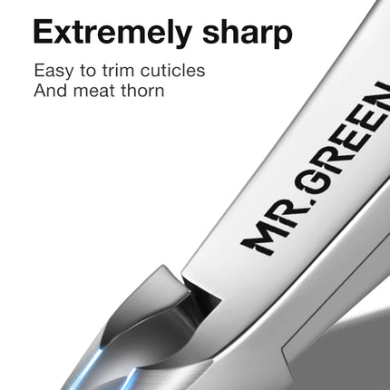 MR.GREEN Nail Cuticle Nipper Manicure Scissors Stainless Steel Dead Skin Remover Pusher Tool Trimmer