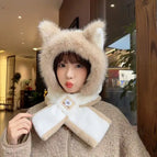 Khaki  plush fox 1