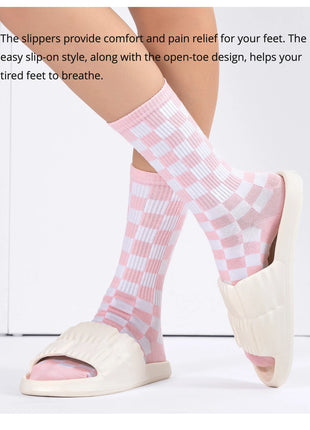 2023 donne Soft Sole Cloud pantofole piattaforma spessa Indoor Outdoor sandali da spiaggia estate EV