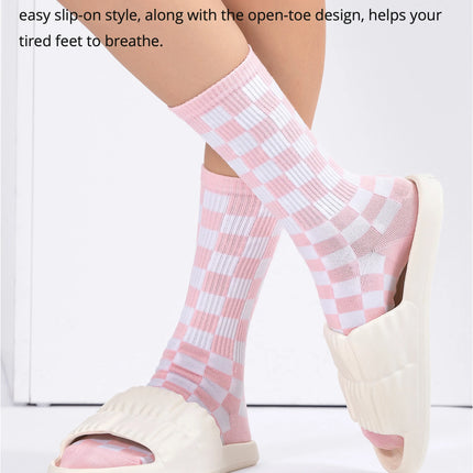 2023 Women's Soft Sole Cloud Slippers Thick Platform Indoor Outdoor Summer Beach Sandals EVA Non-slip Flip Flops