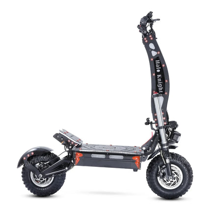 Halo Knight T107Max Scooter elettrico per adulti 14 pollici Off road Pneumatici E-Scooter per uomo 4000W 72V 50 AH Pieghevole City EScooter