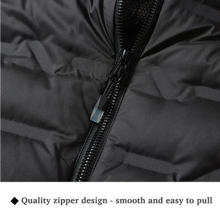 EUMERGX Men's Down Jacket Winter Warm Duck Down Lightweight Padding Jackets Camping Climbing Trekking Graphene Lining Coat