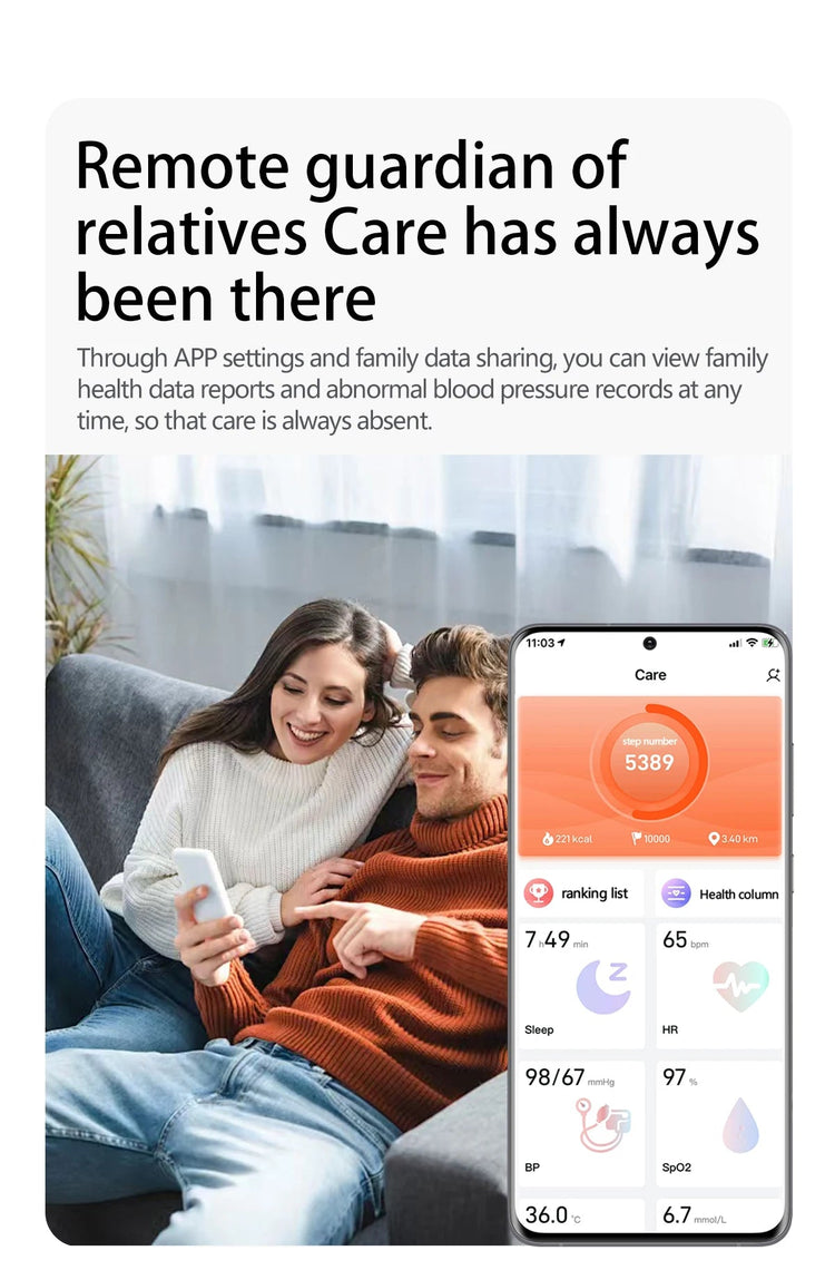 2026 Nuovo aggiornamento AI diagnostico Airbag pressione sanguigna precisa salute SmartWatch acido urico ECG lipidi nel sangue Smartwatch uomo donna platinumshop
