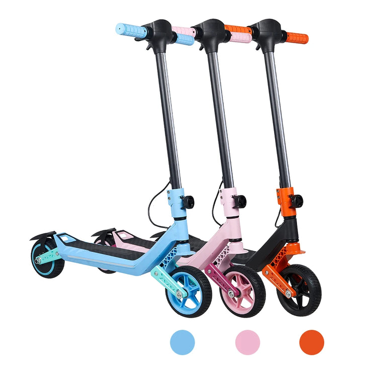 Monopattino elettrico per bambini, doppia sospensione, luci arcobaleno colorate e schermo LED, autonomia di 12 km, un regalo ideale per ragazzi e ragazze dai 6 anni in su.