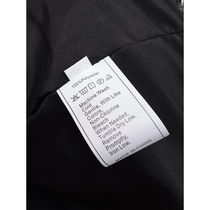 New in Winter High Neck Long Sleeves Zippered Coats for Women Brown Plaid Puffer Anorak with Adjustable Hem Comfy Padded Jackets