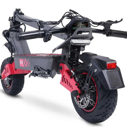 Freeboy H8 Pieghevole Portatile Ad Alta Potenza Scooter Elettrico 6000W Motore 60V28Ah Batteria Sport Cruise 11 Pollici Fuoristrada Pneumatico E-Scooter platinumshop