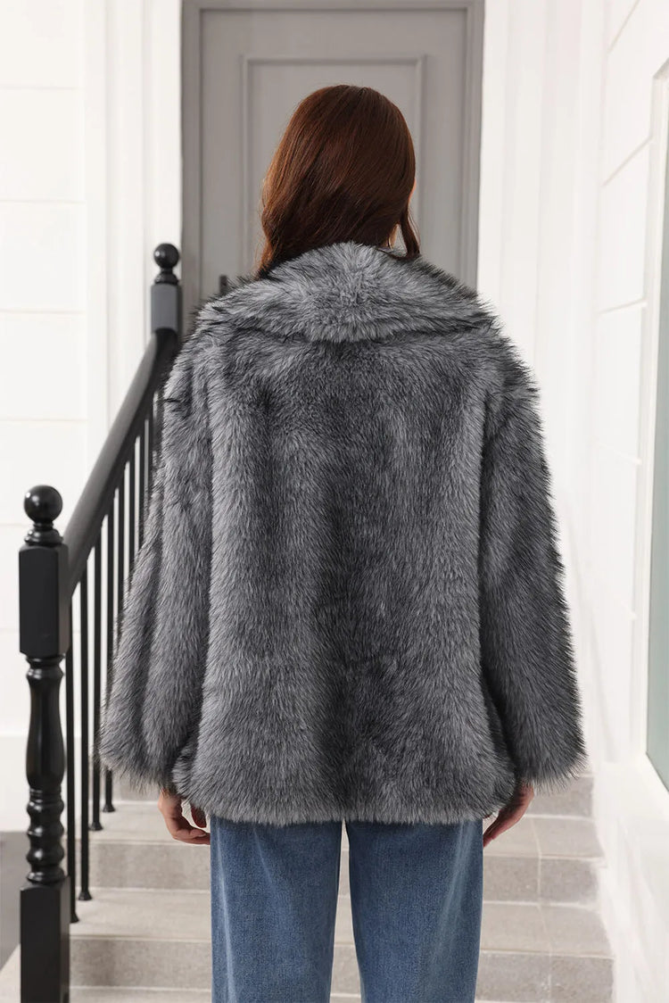 ZADORIN Luxury Belted Mid Long White Faux Fur Coat For Woman Clothes Winter Oversize Fluffy Jacket Fox Fur Faux Coat Outerwears