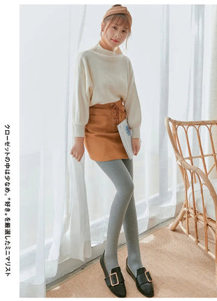 Women's Fall Winter Ribbed Vertical Stripe Thermal Leggings Fleece Thickened  Street Ready Seamless High Waist Thermal Pants PlatiNum
