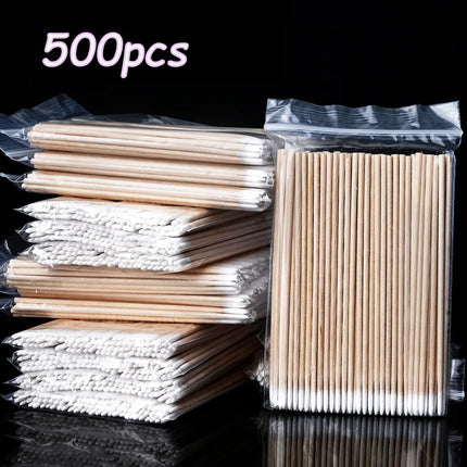 500/100Pcs Orange Wood Sticks for Nails BULK Double Sided Cuticle Pusher Remover Nail Art Manicure Pedicure Tool for 2027