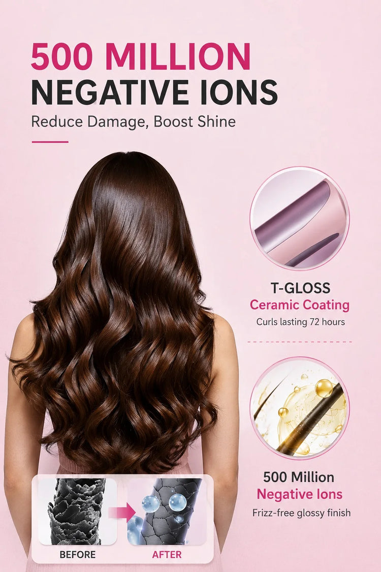 TYMO CURLPRO Automatic Hair Curler 32MM Electric Ceramic Curling Hair Stick Professional Curling Irons Curling Irons Styling Too