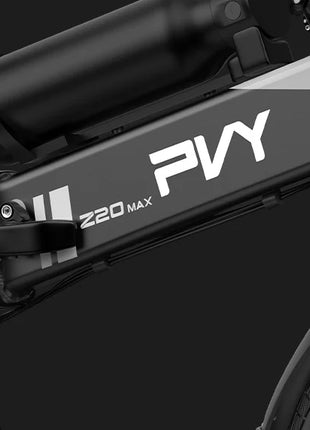 Bicicletta Elettrica Pieghevole PVY Z20 MAX con Sensore di Coppia, Doppia Batteria per Pendolarismo Urbano, E-bike a Pedalata Assistita con Autonomia di 25.6Ah