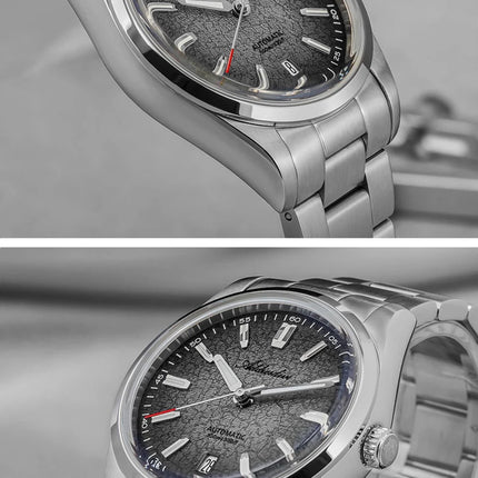 ADDIESDIVE New 2026 Luxury Men's Mechanic Quartz Analog Watch Super Luminous Steel Watch 10Bar Bubble Glass Personalized Watches