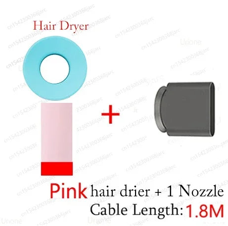 SenCiciMen Professinal Hair Dryer Negative Ion Blow Dryer Quick Dry Leafless Hairdryer Salon Home Constant Temperature Hair Care