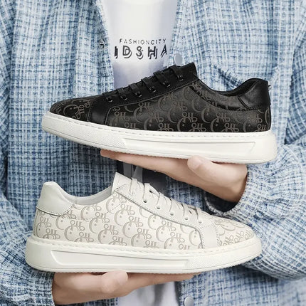 2026 Sneakers Casual Mens Designer Easy Matching Luxury Board Shoes Fashion Split Leather Flat Platform Gym Shoes