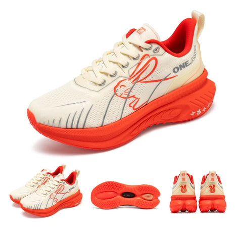 Scarpe da Corsa ONEMIX con Ammortizzazione, per Atleti di Peso Pesante, Antiscivolo, Traspiranti, Leggere, per Sport all'Aperto PlatiNum