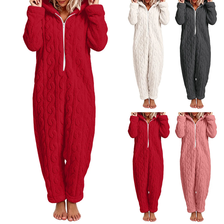 Animal Kigurumi Costume Cute Bear Onesie For Women Men Adult Cartoon Animal Pajamas Winter Soft Warm Fleece Hooded Sleepwear