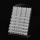 36 paia/set orecchini a bottone con perle finte rotonde bianche con gioielli in acciaio inossidabile con perline da 6 8 10 mm platinumshop