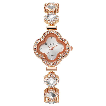 LByzHan Orologio da donna vintage con diamanti e piccolo polso verde senza scatola platinumshop