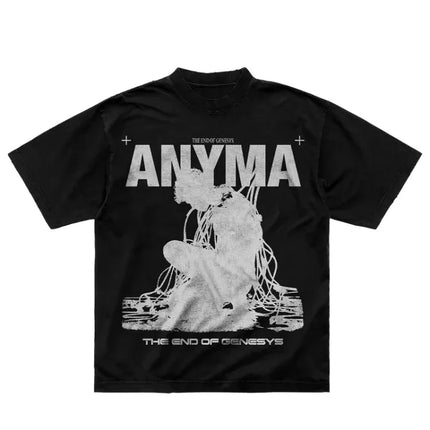 2025 Summer DJ Anyma THE END OF GENESYS Men's Cotton Short Sleeve T-shirt for Fans High-Quality Oversized Unisex T-shirt