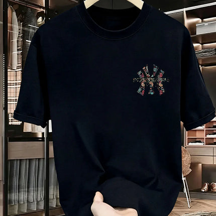Men's Summer Printed T-Shirt - High Quality, Casual, Versatile, and Fashionable Loose-Fitting T-Shirt