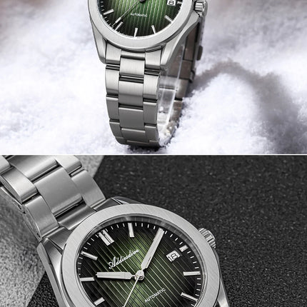 ADDIESDIVE Luxury Men's Automatic Watch Sapphire Glass Japan 8215 Mechanical Watch BGW9 Super Luminous Men Analog Watches AD2533