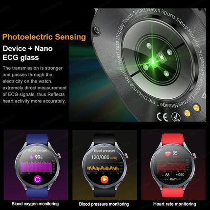 Nuovo Smartwatch 2026 per Analisi del Grasso Corporeo, ECG+PPG, Acido Urico, Pressione Sanguigna, Ossigeno nel Sangue, Orologio con Chiamate per Uomini e Donne platinumshop