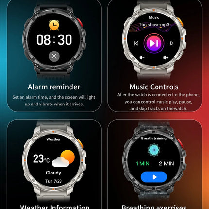 Nuovo T-Rex3 Ultra 1100mAh Batteria Smart Watch GPS Track Bussola IP69K Impermeabile Sport tracker All'aperto Militare Smartwatch platinumshop