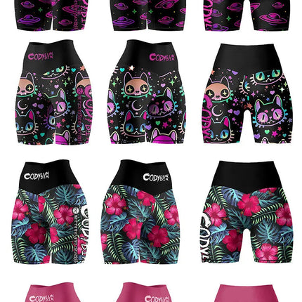 Yoga Women's MMA BJJ Training Fight Boxing Shorts Gym Jiu-Jitsu Muay Thai Wrestling Compression Shorts Sportswear For Ladies PlatiNum
