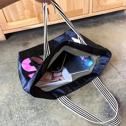 Aliwood 2022 New Arrivals Letter Shoulder Bags for Women Fashion Waterproof Tote Beach Bag Large Capacity Female Travel Bags