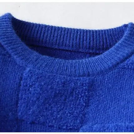 New Winter Men O-neck Knitted Pullovers Man Fleece WarmTurtlenecks Sweaters Man Casual Sweaters Quality Male Pullovers Size 4XL