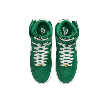 Nike Air Force 1 Skate Shoes Women's High-top Green/White DQ7584-300