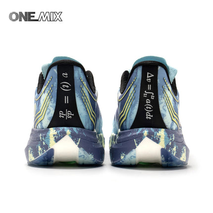 Scarpe da Corsa ONEMIX Marathon con Piastra in Carbonio, Supporto Professionale Stabile, Ammortizzazione, Ultra-leggere e Reattive per Uomo PlatiNum