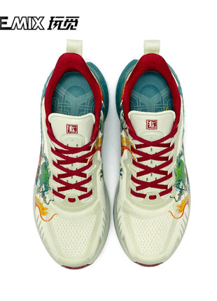 Onemix Original Designers Chinese Style Running Shoes for Men Luxury Women Shoes Breathable Sports Shoes Male Outdoor Sneaker PlatiNum