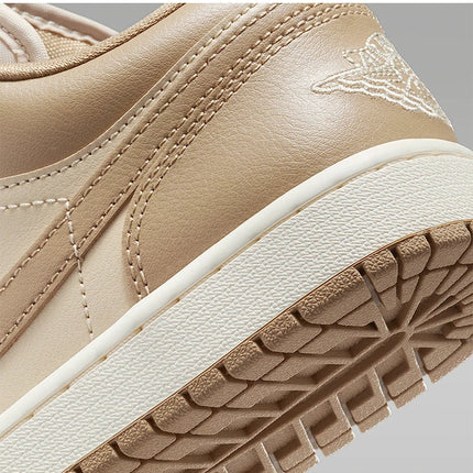 Scarpa da basket retrò Nike ufficiale originale Air Jordan 1 da donna dal taglio basso DC0774-203 platinumshop