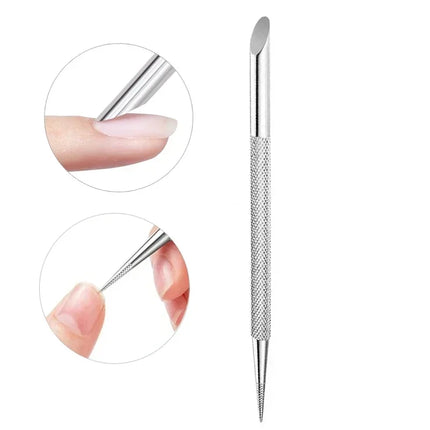Stainless Steel Diamond Grit Nail File for Hard Thick Nails Durable Hypoallergenic Manicure Pedicure Tool Reusable Finger Toe Ca 2026