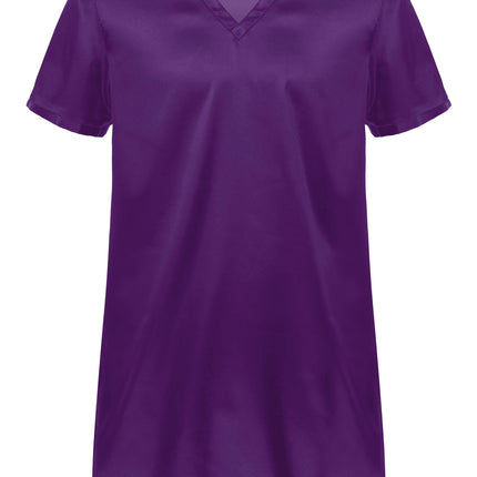 Donna uomo pigiama in raso di seta pigiameria maniche corte camicia da notte Kimono accappatoio abito da notte accappatoio camicia da notte estiva Homewear