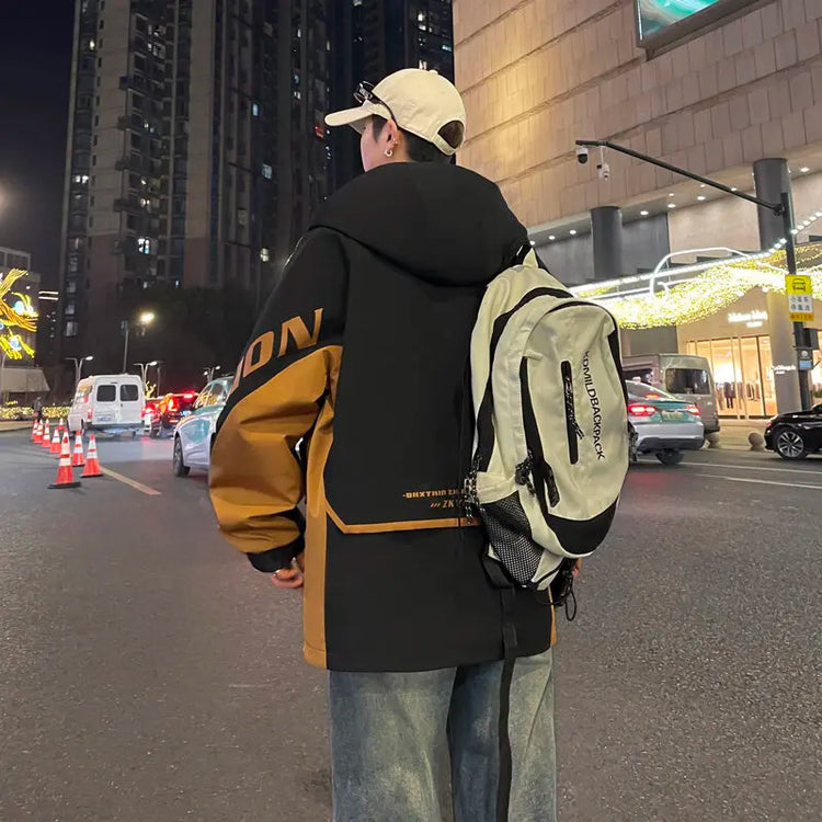Fashion 2026 Spring Autumn Men's Casual Hooded Jackets Youth High Quality Streetwear Loose Coat Outdoor Windbreaker Top Clothing