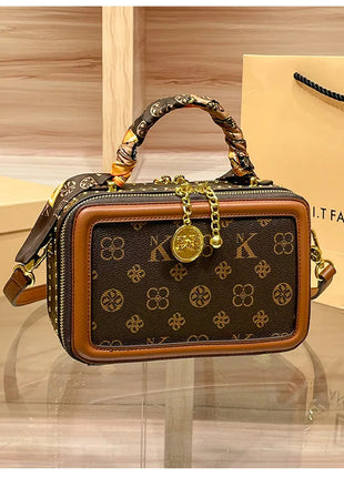 Brand Women's Bag 2025 New Style Light Luxury Western Style High Quality Handbag Designer Casual Versatile Crossbody Bag PlatiNum