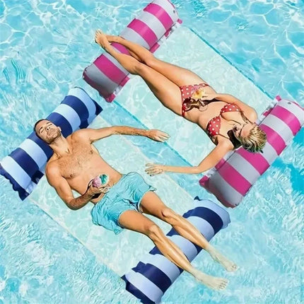 Amaca gonfiabile per piscina galleggiante Amaca per adulti Amaca per acqua per adulti 4 in 1, sella, deriva, lettino, galleggianti Zattere Piscina Lago Spiaggia