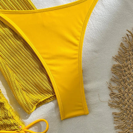 2026 Bikini sexy Costumi da bagno femminili Costumi da bagno a tre pezzi da donna Costumi da bagno da spiaggia Costumi da bagno Bikini brasiliano Set Bagnante da piscina platinumshop